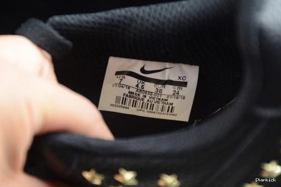 LOW STARS AIR BLACK AR0639-001 FORCE 1 NIKE 1119